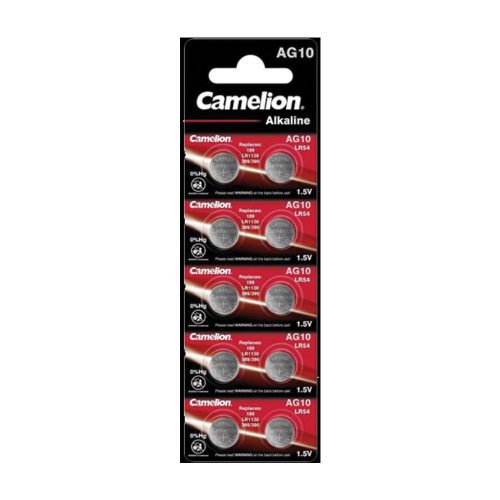 Camelion Alkaline gombelem AG10/LR1130/389/189 - 10db