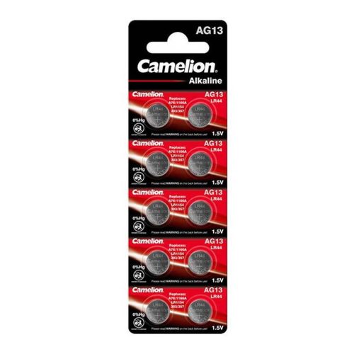 Camelion Alkaline gombelem AG13/LR44/357 - 10db