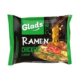 GLADS Ramen zacskós instant leves csirkehús ízű - 105g