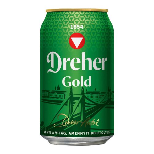 Dreher Gold dobozos sör - 330ml
