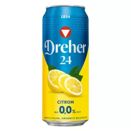 Dreher 24 Citrom alkoholmentes világos sör 0,0% - 0,5 l