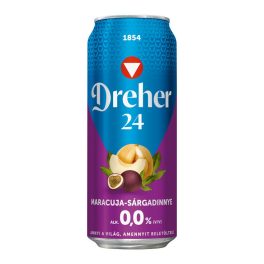 Dreher24 maracuja-sárgadinnye doboz 0,0% sör - 500ml
