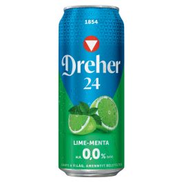 Dreher24 lime-menta dobozos 0,0% sör - 500ml