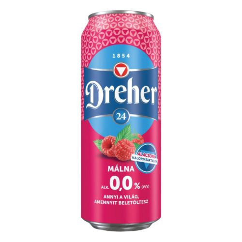 Dreher24 málna dobozos 0,0% sör - 500ml