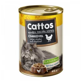 Cattos nedves macskaeledel csirke - 415g