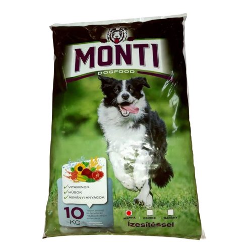 MONTI száraz kutyaeledel marha íz - 10kg