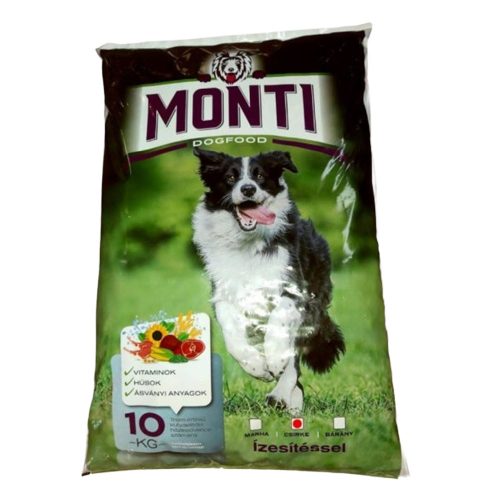 MONTI száraz kutyaeledel csirke íz - 10kg