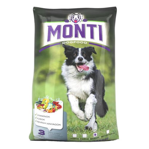 MONTI száraz kutyaeledel bárány íz - 3 kg