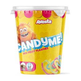 Candy me savanyú gumicukor pattogós cukorkával - 125g