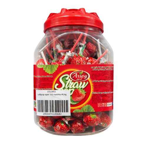 Lollipop eper ízű nyalóka - 14g