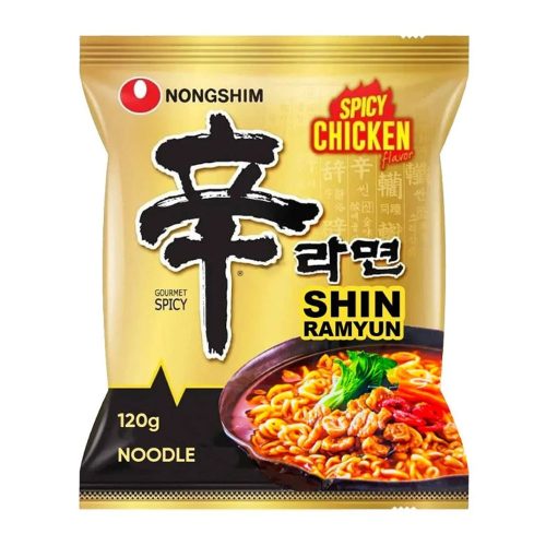 Nongshim Shin Ramyun Spicy Chicken instant tészta - 120g