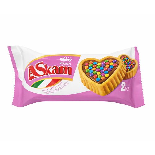 Nazari Askam kakaóízű krémmel töltött piskóta cukorral szórva  -46g