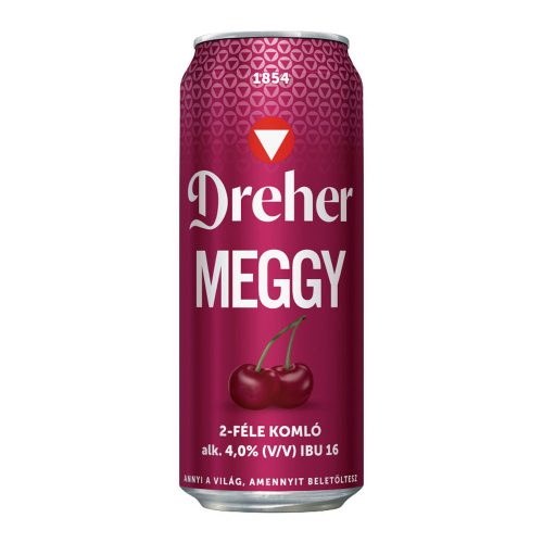 Dreher meggy sör dobozos - 500ml