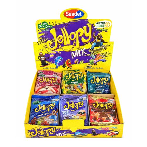 Jeloppy gumickuor mix vegyes gyümölcsös - 18g