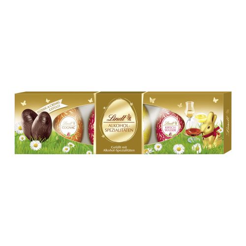 Lindt Alcohol Eggs Mix, alkoholos csokoládétojások - 108g