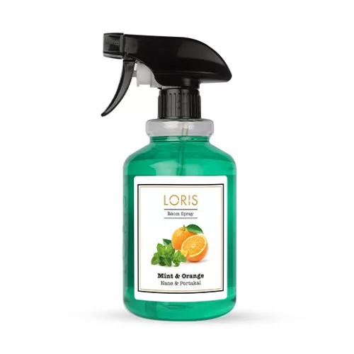 Loris szoba és textil frissítő menta-narancs - 500ml