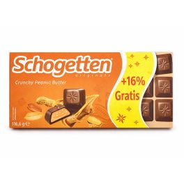   Schogetten táblás tejcsokoládé sós mogyorókrémmel - 116,6g