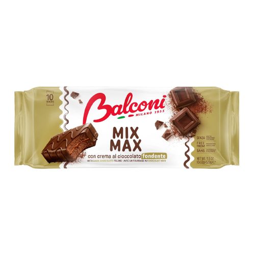 Balconi Mix Max szelet kakaós bev. étcsokoládé-krémes (10x32g) - 320g