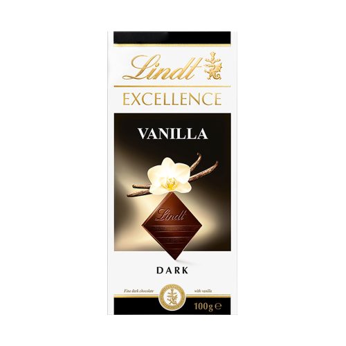 Lindt Excellence vanilliás étcsokoládé - 100g