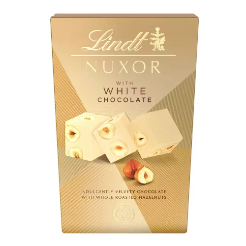 Lindt nuxor gianduja mogyorós fehércsokoládé egész mogyoróval - 150g