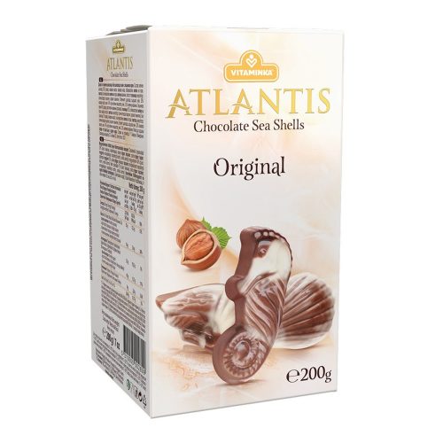 Vitaminka Atlantis tenger gyümölcsei tej-és fehércso mogyorókrémmel -200g