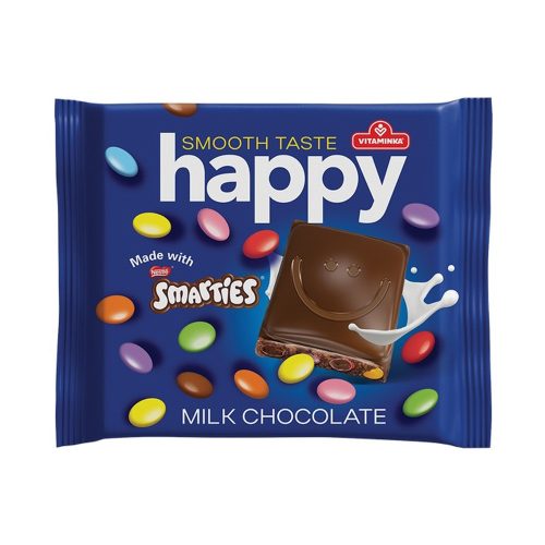 Vitaminka Happy smarties tejcsokoládé drazséval - 90g