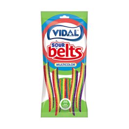 Vidal Sour Rainbow Belts savanyú gumicukor - 90 g