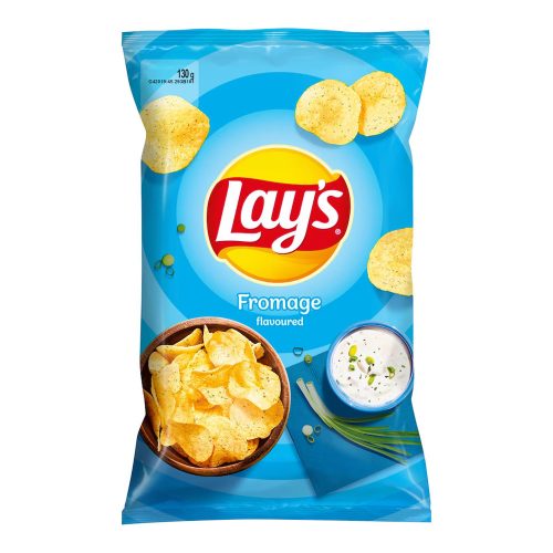 Lays tejfölös-zöldfűszeres ízű burgonyachips  - 130g