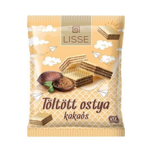 Lissé kakaós krémmel töltött ostya -180 g