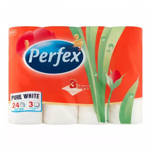 Perfex toalettpapír 3 rétegű - 24 tekercs
