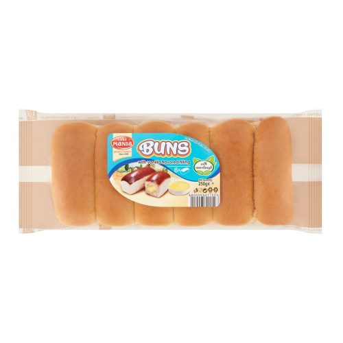 Cake Mania Buns vanília krémmel töltött molnárka kovásszal 6 db - 250 g