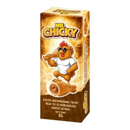   Mr. Chicky csoki csirkecomb kakaós mogykr. tölt belga-tej és fcsok.osty - 55