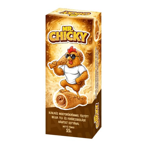 Mr. Chicky csoki csirkecomb kakaós mogykr. tölt belga-tej és fcsok.osty - 55