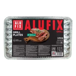 Alufix grilltálca 34,5*23cm - 3 db