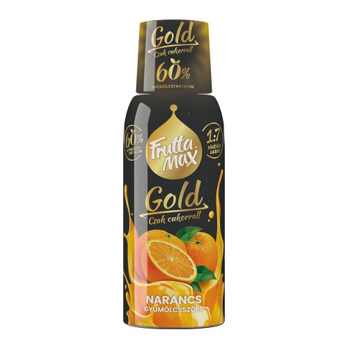 FruttaMax GOLD narancs ízű gyümölcsszörp - 500ml