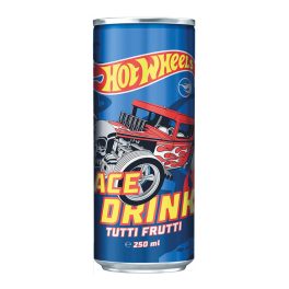   Hot Wheels fémdobozos üdítő tutti-frutti ízesítésű - 250ml