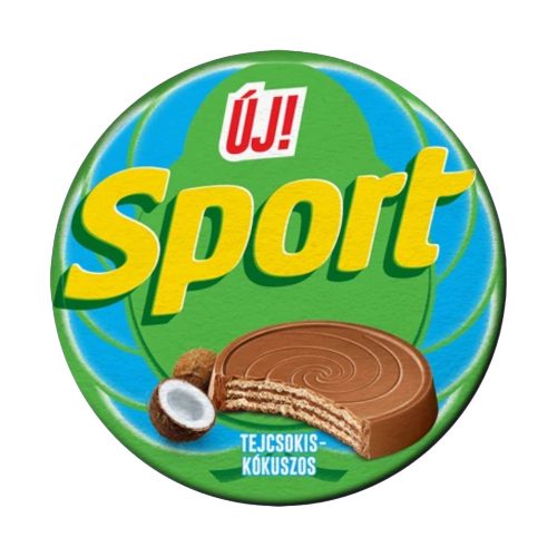 Sport Ziccer wafer ostya tejcsokoládé és kókuszos töltelékkel - 30g
