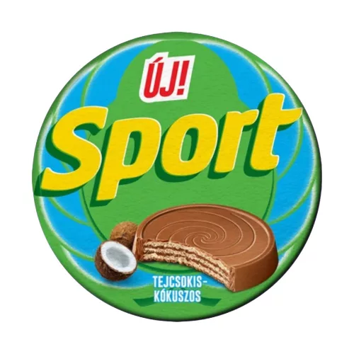 Sport Ziccer wafer ostya tejcsokoládé és kókuszos töltelékkel - 30g