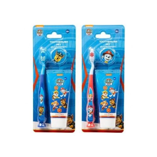 Mancs Őrjárat gyermek fogkrém+fogkefe csomag