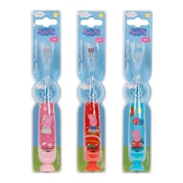   Peppa Malac fogkefe időzített villogóval és tapadókoronggal gyermekeknek