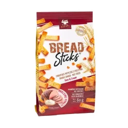   Crazy Bakery Bread Sticks tejfölös-sonkás ízesítésű snack - 60g