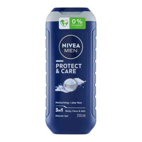 NIVEA férfi tusfürdő Protect & Care - 250 ml