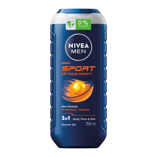 NIVEA férfi tusfürdő Sport - 250 ml
