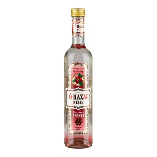 Ó-Hazai Mézes ágyas pálinka áfonya 30% - 0,5l