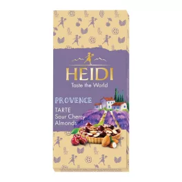   Heidi táblás fehércsokoládé Provence meggy mandula - 80g