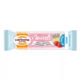   Cerbona müzliszelet epres-citromos hozzáadott cukor nélkül - 20 g