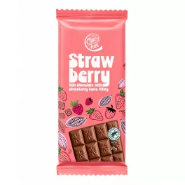 Choco Fun Eper-joghurt táblás csokoládé - 80g