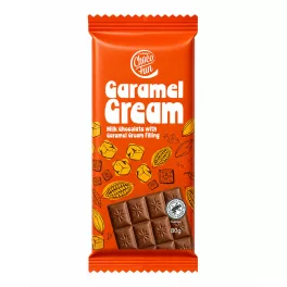 Choco Fun Karamell táblás csokoládé - 80g