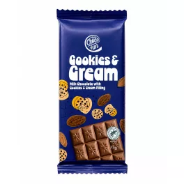 Choco Fun Cookies&Cream táblás csokoládé - 77g