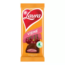   Kandia Laura meggy ízű krémmel töltött tejbevonó tábla - 92g